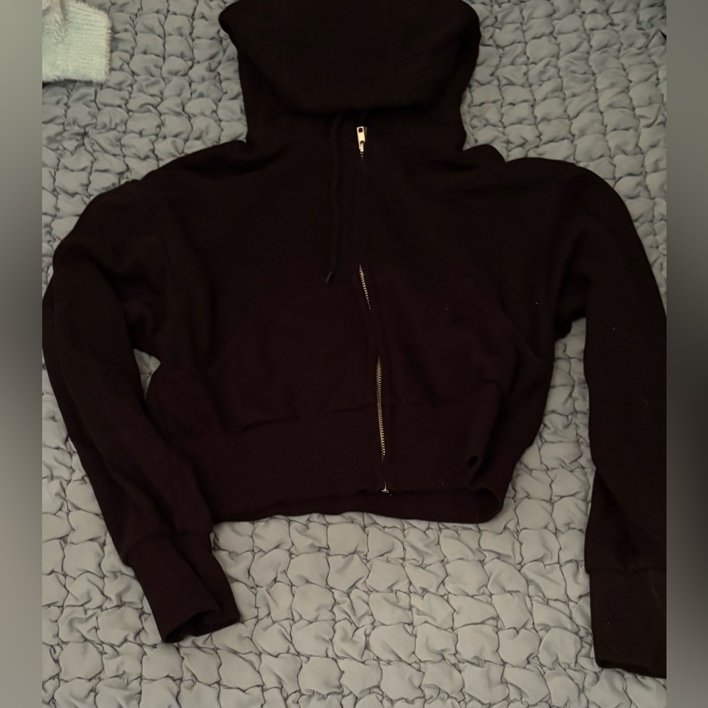 Reflex Black Zip-Up Hoodie - Picture 1 of 4